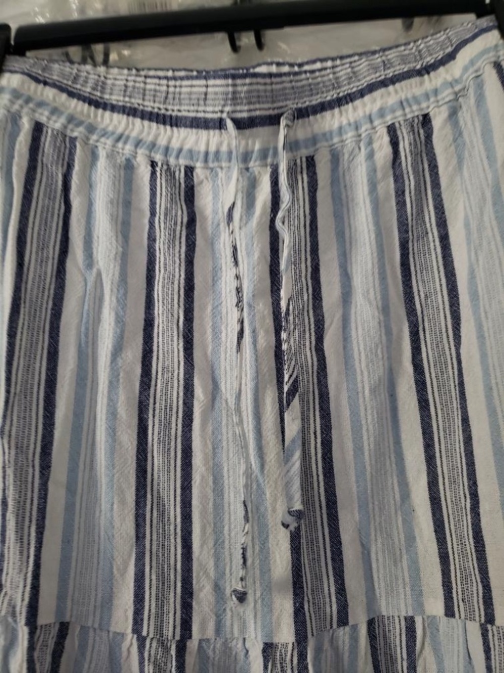 Stitch Star Striped Boho Skirt, XL